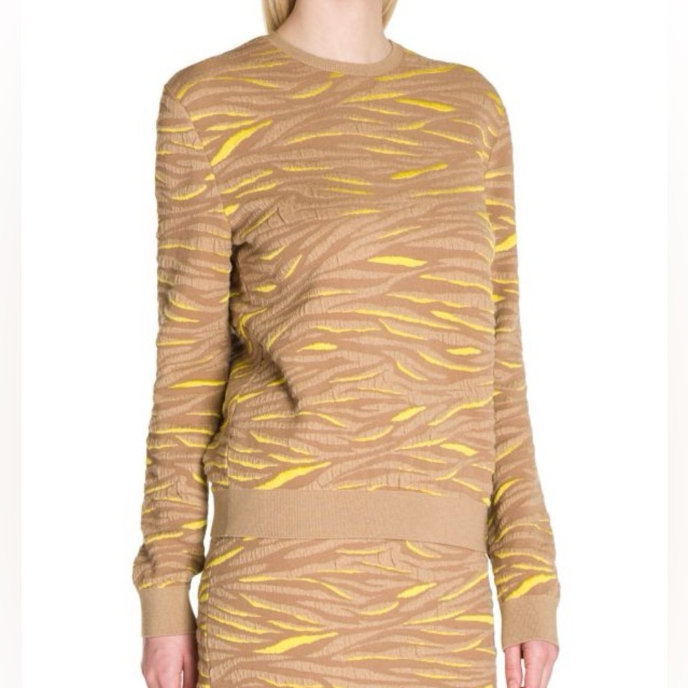 Stella McCartney Wool Animal Print Sweater